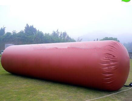 Os tanques de armazenamento UV do gás do metano da proteção, PVC revestiram a tela para a bexiga líquida do combustível da retenção da planta do biogás