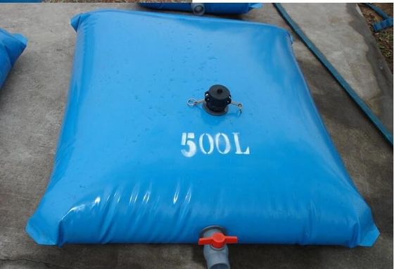Peso leve inflável do tanque de água de encerado 500L para os tanques de água portáteis da luta contra o incêndio