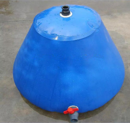 parte superior redonda dobrável de tanque de água da chuva do PVC 2000L para o tanque de água Auto-estando da luta contra o incêndio