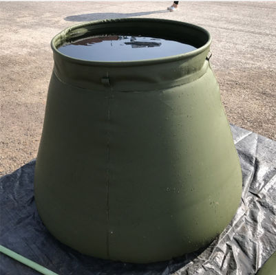 Tanque de armazenamento militar da água do verde de alta frequência do exército do tanque de água de encerado 5000L