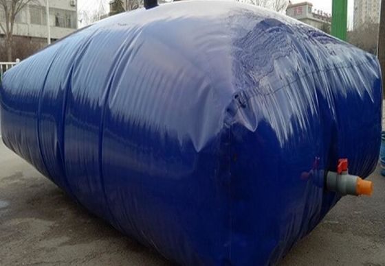 Tanques de água plásticos resistentes do tanque de bexiga do armazenamento da água de encerado do PVC do descanso 0.7mm do rasgo grandes