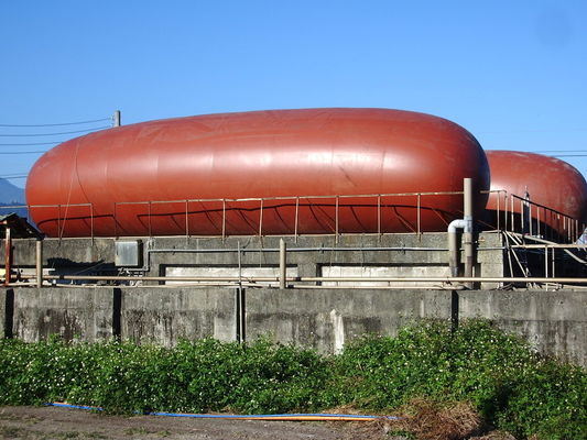 500 toneladas de material de grande resistência portátil do tanque de armazenamento do tanque de armazenamento do metano de encerado de 1.0mm