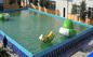 GV quadro do metal da piscina dos 10M X do PVC dos 10M para o verão inflável