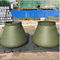 Tanque de armazenamento militar da água do verde de alta frequência do exército do tanque de água de encerado 5000L