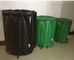 Tambores de chuva do jardim do PVC da estufa, tanques de água portáteis plásticos dobráveis dos tambores 150L da água