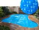 Tampa solar da piscina impermeável UV da bolha do PE da proteção para a associação retangular