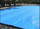 Anti - tampa solar da associação da cobertura azul solar UV da bolha do PE da cor da tampa da piscina de 100um 200um