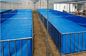 aquário dobrável de encerado do PVC de 5000L 0.9mm para a lagoa de peixes plástica de Diy do tanque da lagoa de peixes da piscicultura