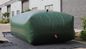 tanque de armazenamento flexível verde da água do exército 20000L para a irrigação usada para armazenar o tanque de terra arrendada da água