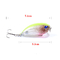 6 atração dura plástica da isca 0.30m-0.9M Floating Crank Fishing dos olhos das cores 5.1CM/7.2g 8#Hooks 3D