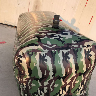 Tanque de armazenamento da água potável da bexiga da água de encerado da camuflagem para os tanques de água portáteis do exército