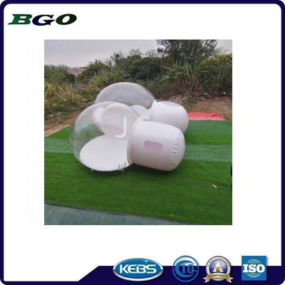 Estrutura de camadas duplas Tenda de bolhas transparente durável Tipo de plástico colorido Para aventuras ao ar livre