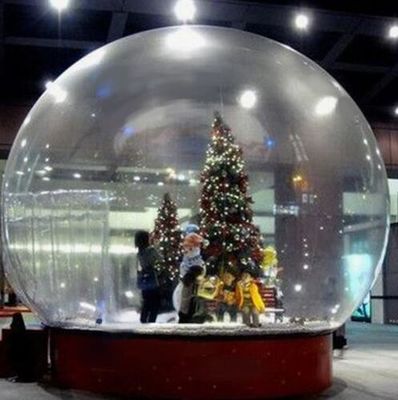 Globo/Crystal Ball Inflatable Bubble Tent da neve para a barraca inflável do partido das atividades do Natal