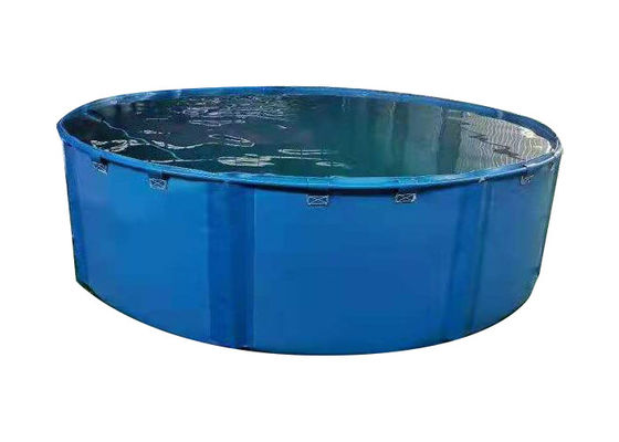 lagoa de peixes dobrável de Diy do aquário do aquário de encerado do PVC do quadro do metal 5000L flexível