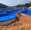 Tanques galvanizados da piscicultura de encerado dos aquários da folha 20M D 1.20M H