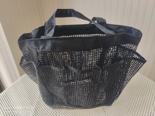 Saco de malha de PVC para armazenamento Cosméticos Livros Bolas guarda-chuva Óculos Saco de praia de grande capacidade