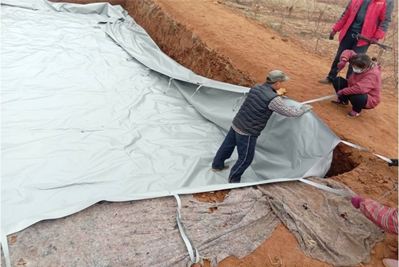 Saco de recolha de água da chuva agrícola durável para armazenamento eficiente