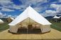 Fogo luxuoso de Glamping Yurt Bell - encerado retardador Safari Tent Waterproof Canvas Fabric