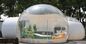 Barraca inflável transparente do iglu da casa da abóbada com 4 porções do banheiro, a sala de visitas, o quarto e o corredor