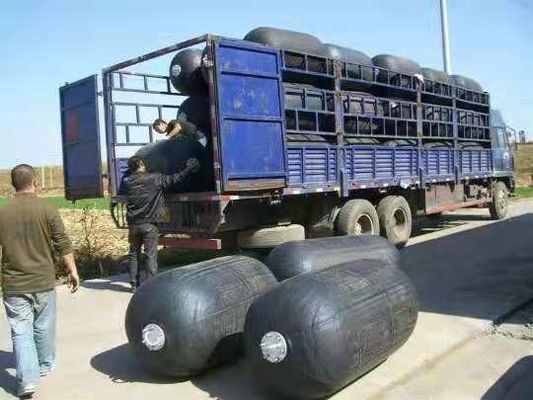 Fenders de barco de borracha inflável anti-abrasão Defesa pneumática