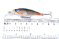 6 o modelo novo Mullet das cores 6.5CM/5G, vara, plástico do peixe-gato atrai duramente à atração de naufrágio da pesca do peixinho de rio