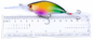 O laser de 6 olhos das cores 11CM/18g 4#Hooks 3D atrai à atração de 0.30m-1.5M Floating Crank Fishing