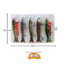 17 colore atração de pesca articulada nadadora completa da camada da isca plástica de 17 olhos de CM/11g 6#Hooks 3D a multi