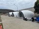 5mx7m Shell Tent Steel Frame Isolation de acampamento exterior morna