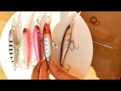 Iscas de plástico para pesca de robalo selvagem