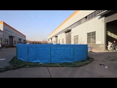 Novo Estilo Dobrável 50000 litros Tanque de Peixes em Lona PVC com Malha de Aço