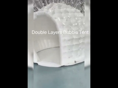 Tenda BGO inflável de bolhas duas camadas bom isolamento exterior bar de café global
