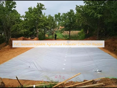 Boiada de recolha de águas pluviais agrícolas dobrável de lona de PVC